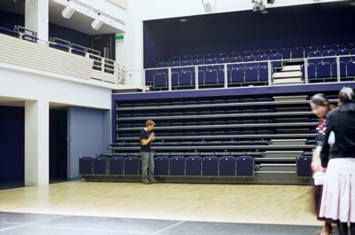 untitled / installation with a theater hall / Nottingham dance festival, 2004