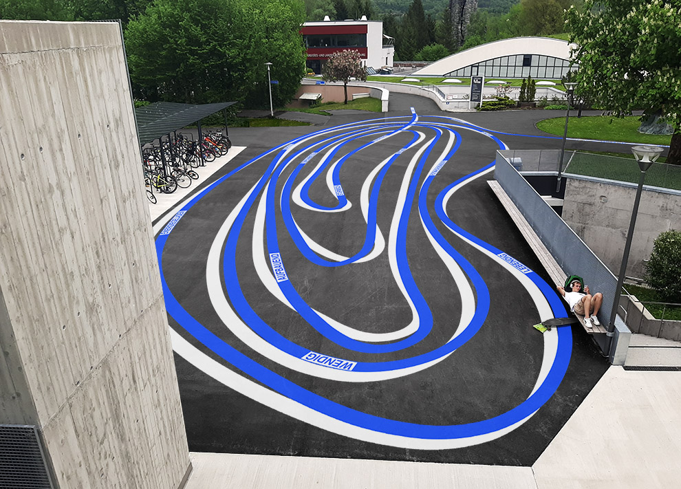 Künstlerische Gestaltung Landessportzentrum Salzburg / Rif bei Hallein Künstlerische Gestaltung Landessportzentrum Salzburg / Rif bei Hallein
